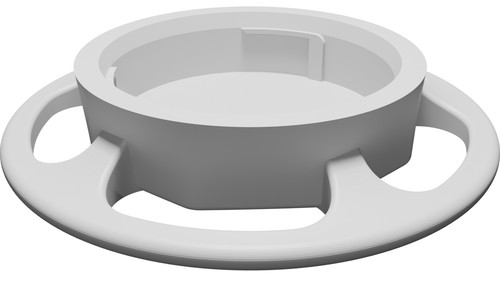 Supporto lente cappuccio - lente, per