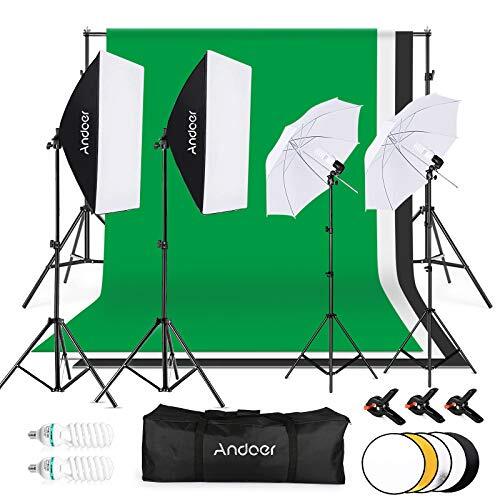 Andoer set fotografico studio - andoer,